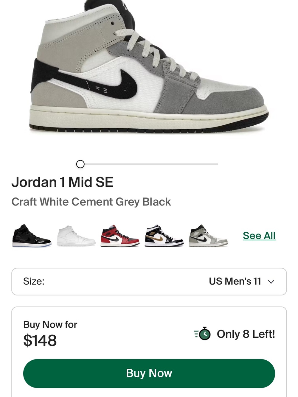 Air Jordan 1 MID SE Men’s Sneakers